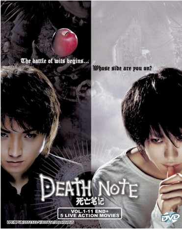 JAPAN DRAMA : DEATH NOTE VOL.1-11 END+5 LIVE ACTION MOVIES